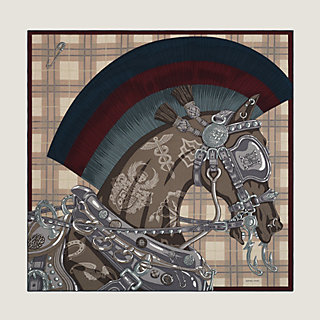 【エレガント】HERMES ブローチ Cheval Cheval a la Couverture scarf 70 ring | Hermès Mainland China